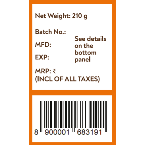 The Snack Company: Ginger Turmeric Cookies  210gm | Healthy Oats and 33% Seeds Cookies - Biscuits