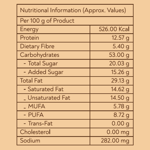 The Snack Company: Filter Coffee Cookie with Cinnamon  210gm | Oats & Multiseed Cookies
