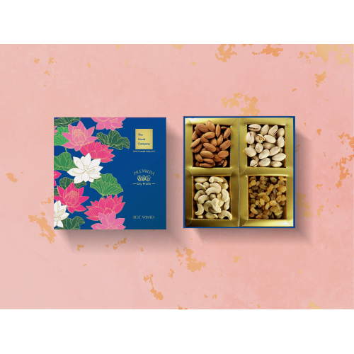 The Snack Company: The Royal Selection: A Premium Assortment of Hand-picked Dry Fruits 200gm