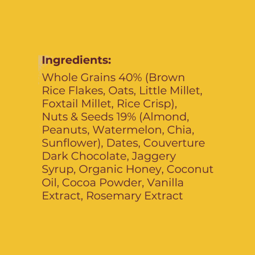 The Snack Company: Choco Nut Energy Bar 30gm Pack of 7