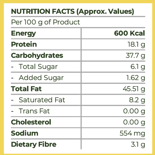 The Snack Company: Roasted Cashews - Cheesy Cheddar 125gm | Roasted not Fried | No added preservatives, healthy and tasty dry fruit snack