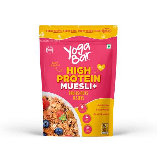 Yogabar: Protein Muesli | Chocolate Almond Cranberry 850gm | Fruit and Nuts 850gm Combo Pack of 2
