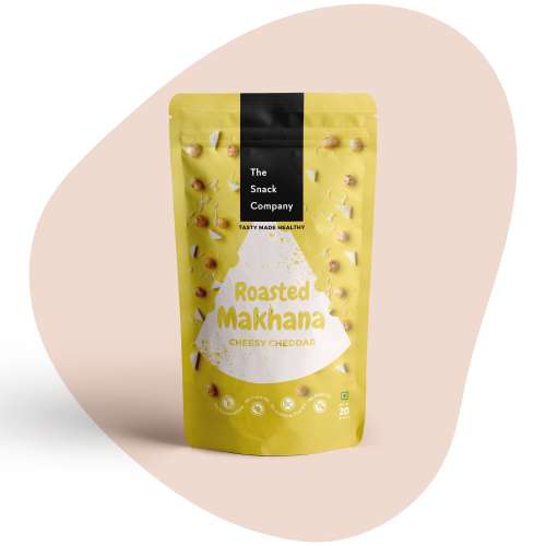 The Snack Company: Snacks Combo: Cheddar Cheese Makhana & Peri Peri Seed Cluster (20gm+100gm)