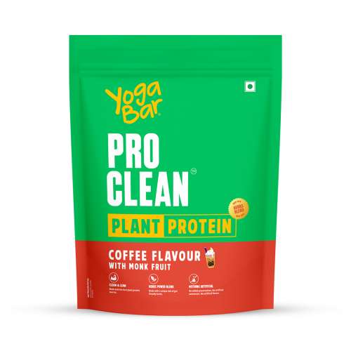 Yogabar: Plant Protein | Coffee 500gm | Chocolate 500gm | Vegan Protein | 500gm each | Pack of 2