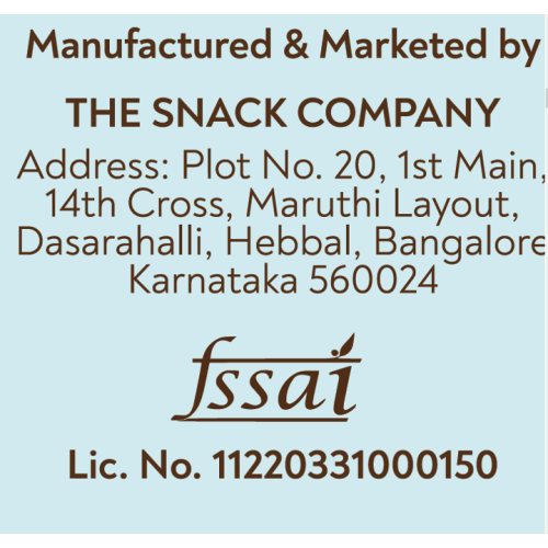 The Snack Company: Roasted Cashews - Salt & Pepper 100gm | Roasted not Fried | No added preservatives, healthy and tasty dry fruit snack
