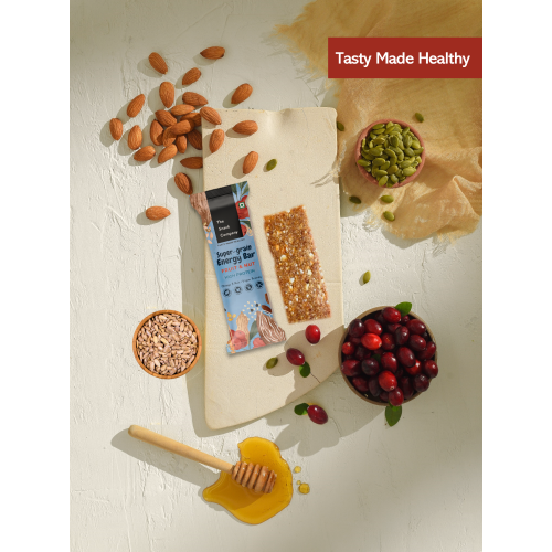 The Snack Company: Fruit & Nut Energy Bar 30gm Pack of 7 