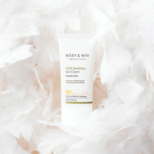 Mary&May: CICA Soothing Sun Cream SPF50+ PA++++ 50ml