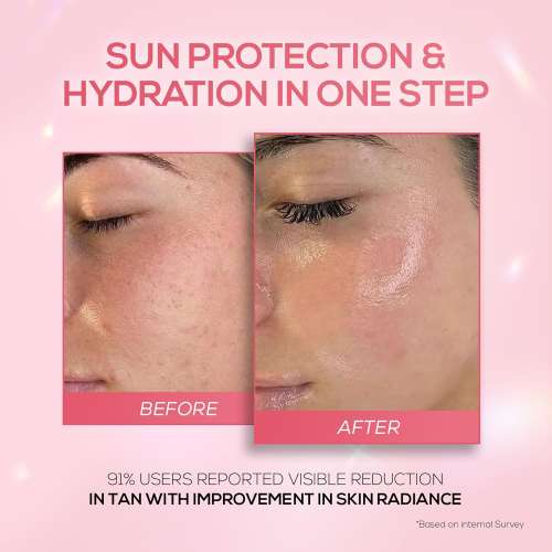 Renee Cosmetics: Pink Therapy Pdrn 2-In-1 Sunscreen + Moisturizer Cooling Sunscreen 50gm