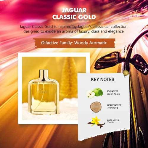 Jaguar: Classic Gold Eau de Toilette For Men 100ml  