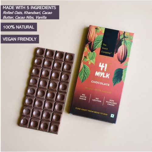 The Snack Company: 41% Couverture MYLK Chocolate 60gm
