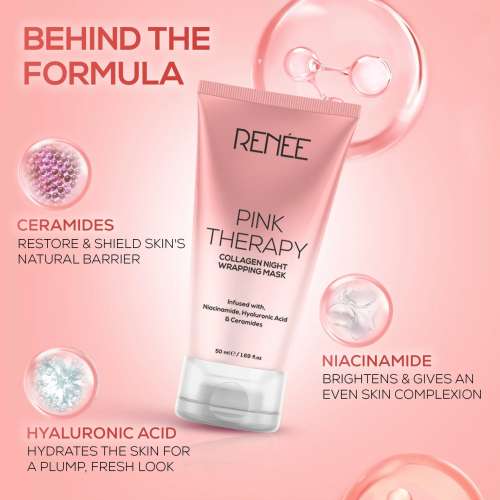 Renee Cosmetics: Pink Therapy Collagen Wrapping Mask 50ml
