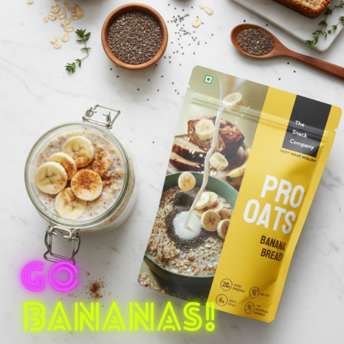 The Snack Company: Protein Oats - Tropical Combo | | 20gm Protein | 6gm Fibre  |Pack of 3