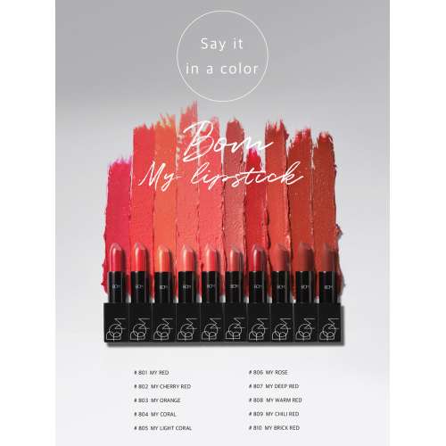 Beauty of Majesty: My Lipstick #810 My Brick Red 3.5gm