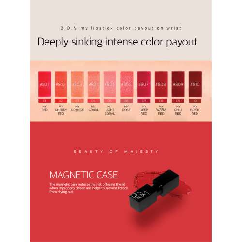 Beauty of Majesty: My Lipstick #802 My Cherry Red 3.5gm