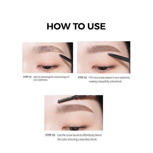 Beauty of Majesty: Super Slim Eyebrow #03 Taupe Brown 0.1gm