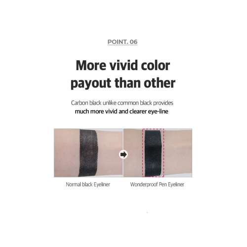 Beauty of Majesty: Wonderproof Pen Eye Liner #02 Wonder Brown 0.5gm