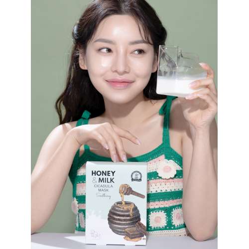 Beauty of Majesty: Honey And Milk Cicadula Mask - Soothing 25gm x 10ea