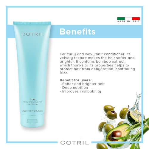 Cotril: Curl Curly And Wavy Hair Conditioner 250ml