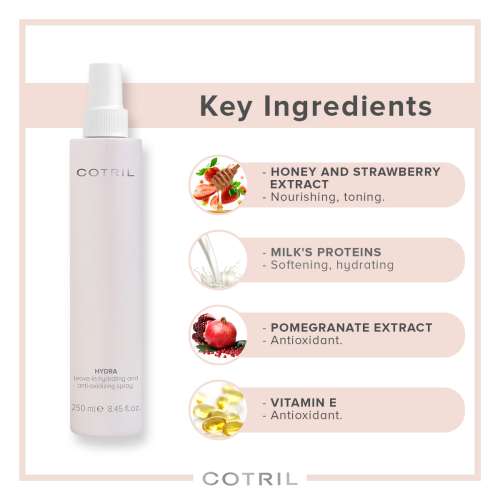 Cotril: Hydra Leave-In Hydrating And Anti-Oxidizing Spray 250ml