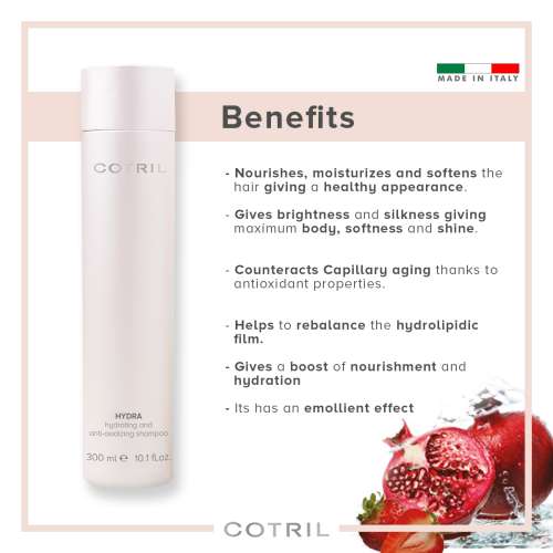 Cotril: Hydra Hydrating And Anti-Oxidizing Shampoo 300ml
