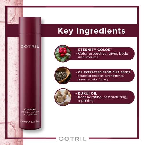 Cotril: Colorlife Protective And Illuminating Shampoo For Colored Hair 300ml