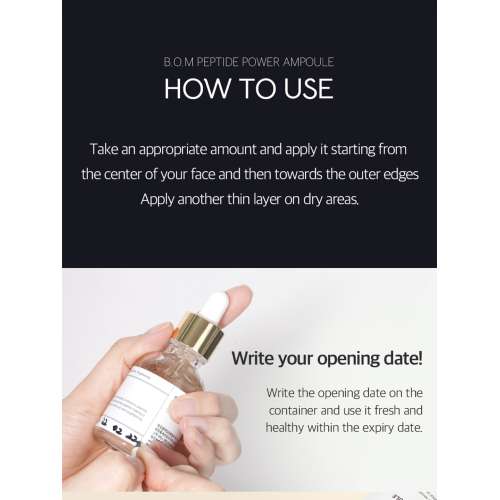 Beauty of Majesty: Peptide Power Ampoule 30ml