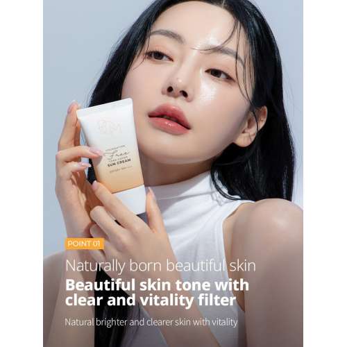 Beauty of Majesty: Foundation Free Tone Cover Tinted Sun Cream Spf50+Pa++++  - 50gm