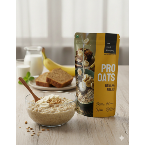 The Snack Company: Protein Oats - Tropical Combo | | 20gm Protein | 6gm Fibre  |Pack of 3