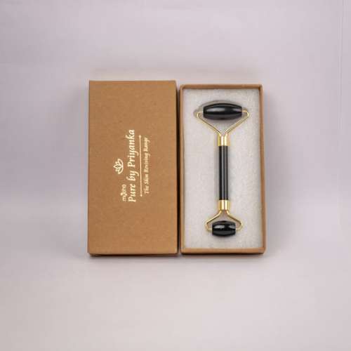 Pure by Priyanka: Black Obsidian Facial Roller - 63.8 gm