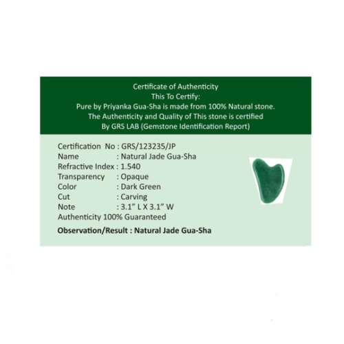 Pure by Priyanka: Jade Gua-Sha - 46 gm