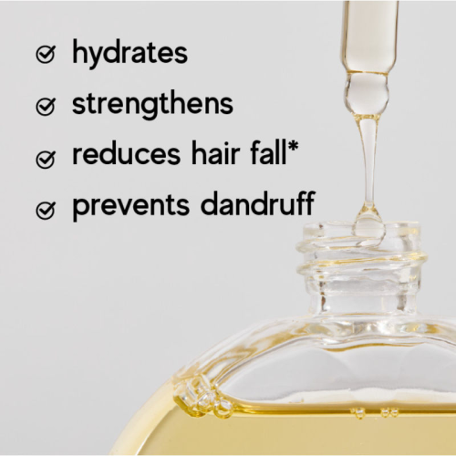 Inde Wild: Champi Hair Oil With Bhringraj, Brahmi & Amla For Regrowth, Hairfall & Dandruff Control 130ml