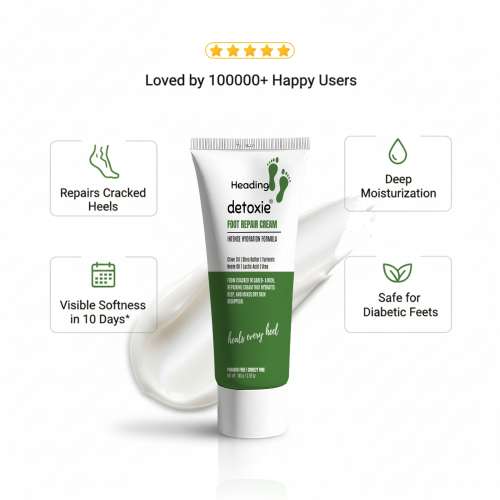 Detoxie: Foot Repair & Softening Cream 100gm