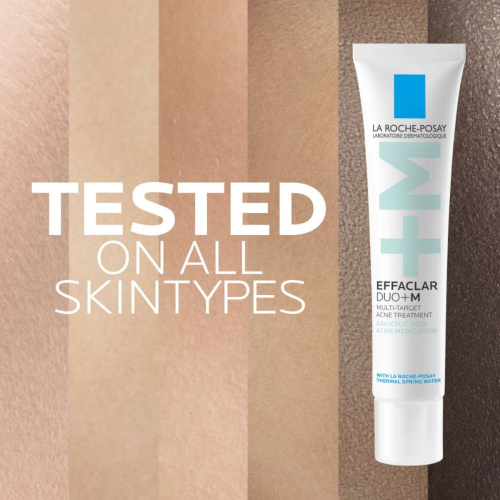 La Roche-Posay: Effaclar Duo+M Gel with Salicylic acid, Anti-Acne Moisturiser for Acne-Prone Skin 40ml