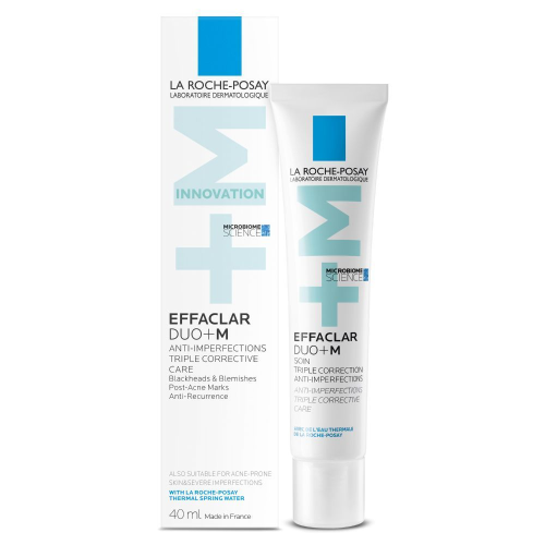 La Roche-Posay: Effaclar Duo+M Gel with Salicylic acid, Anti-Acne Moisturiser for Acne-Prone Skin 40ml