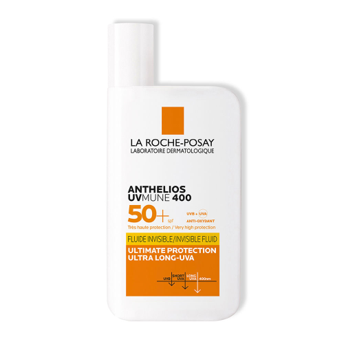 La Roche-Posay: Anthelios UVMUNE400 Invisible Fluid SPF50+ Ultra-light Sunscreen for Sensitive Skin 50ml