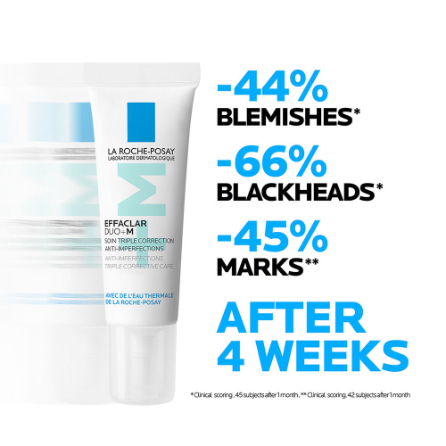La Roche-Posay: Effaclar Duo+M Gel with Salicylic acid, Anti-Acne Moisturiser for Acne-Prone Skin 7.5ml