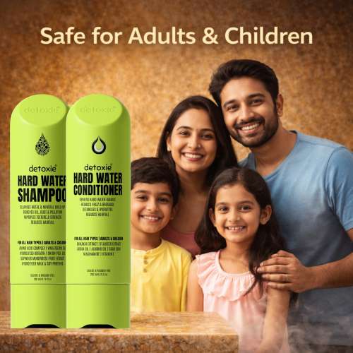 Detoxie: Detoxie Hard Water Repair Combo  | Shampoo 200ml + Conditioner 200ml Each