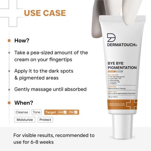 Dermatouch: Bye Bye Pigmentation Cream 30gm