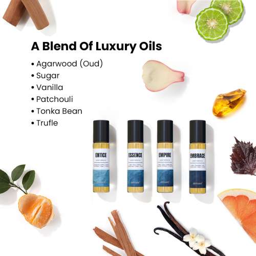 Detoxie: Detoxie | Luxury Parfum Oil (Attar) Gift Set - Limited Edition | Non-Alcoholic| Long Lasting | Oud, Sugar, Vanilla, Amber, Tonka Bean, Patchoulli, Grapefruit, Mandarin & Rose | Unisex | 32 ml