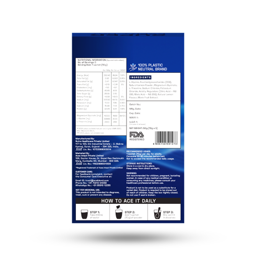 Ace Blend: Swift Sleep, Natural Sleep Supplement With Magnesium, L-Theanine And Glycine (5 Servings)
