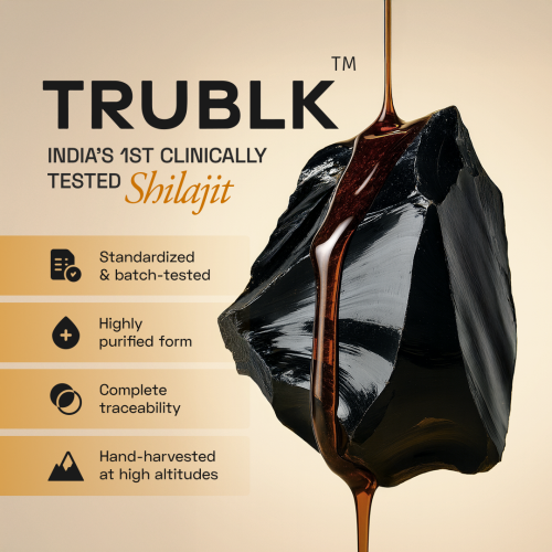 Ace Blend: TRUBLK Shilajit Sticks, With Over 75% Fulvic Acid & 80+ Trace Minerals (30 Servings)
