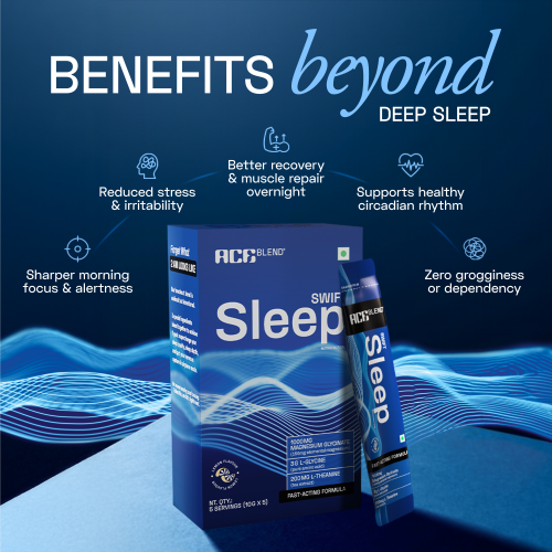 Ace Blend: Swift Sleep, Natural Sleep Supplement With Magnesium, L-Theanine And Glycine (5 Servings)