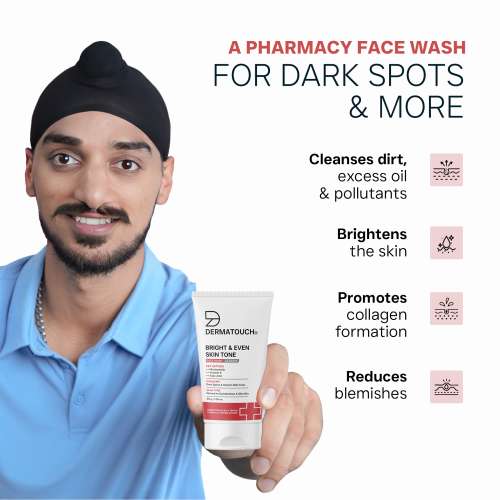 Dermatouch: Daily Glow Bright & Even Skin Tone Face Wash - 30gm