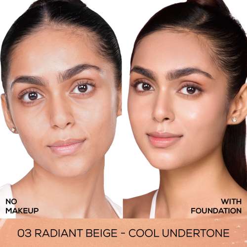 Renee Cosmetics: Lumi Glow Highlighting Foundation 03 Radiant Beige 30ml
