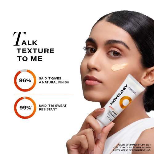 Novology: SPF 50 PA++++ Tinted Sunscreen 50gm