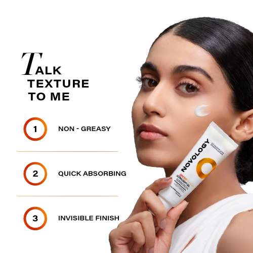 Novology: SPF50 PA++++ Ultra Light Gel Sunscreen 50gm