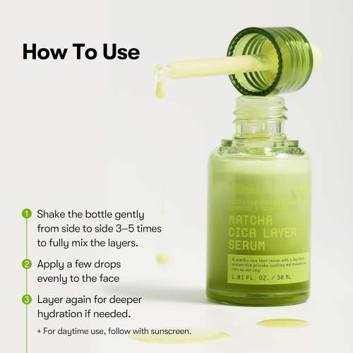 VT Cosmetics: Matcha Cica Layer Serum 30ml