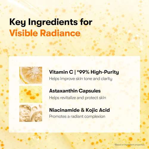 VT Cosmetics: Vitamin C Astaxanthin Serum | Vitamin C | Brightening | Antioxidant | Glow Boost | 30ml