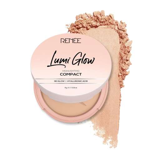 Renee Cosmetics: Lumi Glow Highlighting Compact 04 Cashmere Sand 9gm