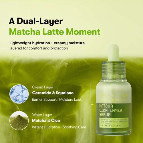 VT Cosmetics: Matcha Cica Layer Serum 30ml